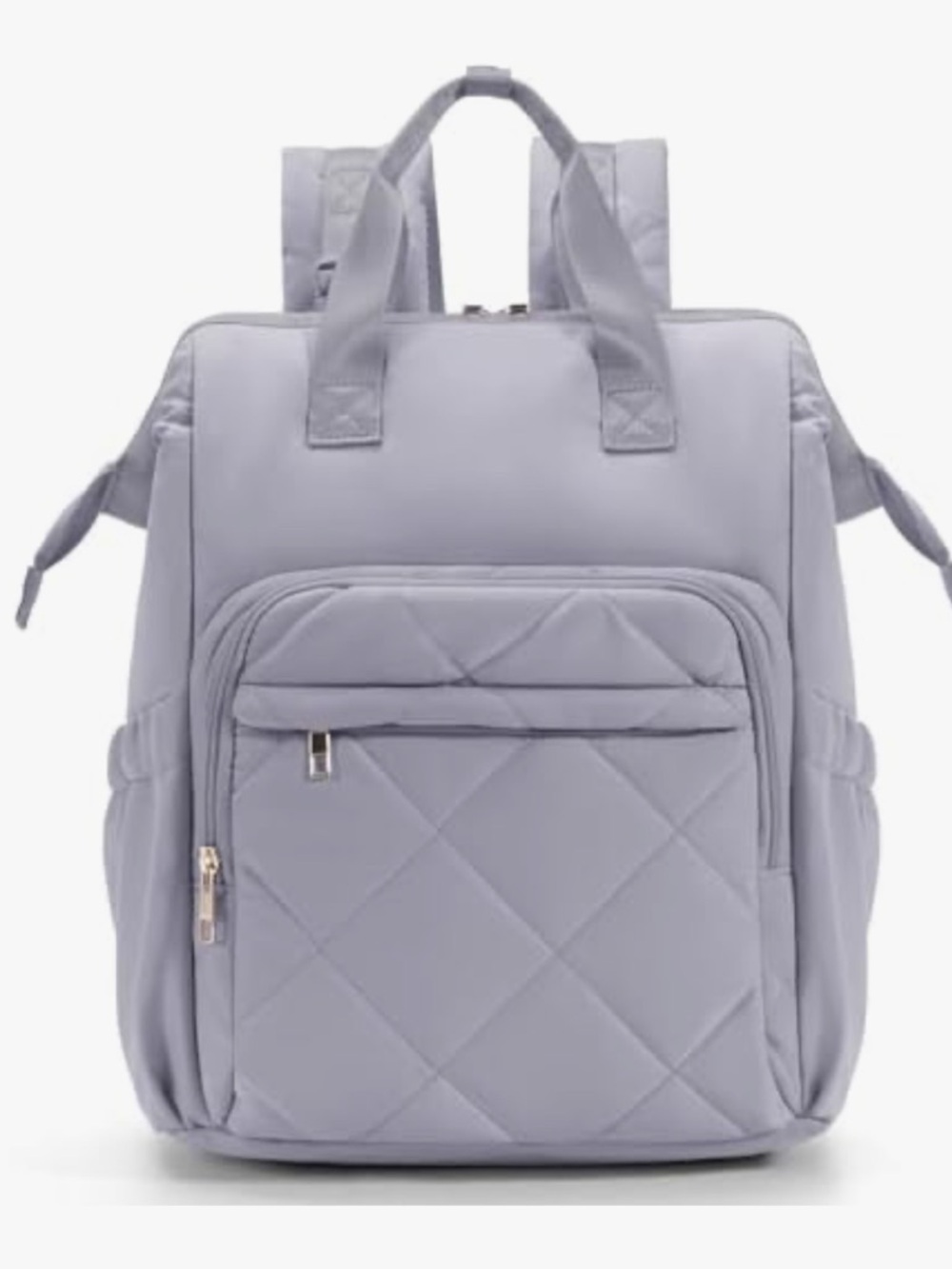 Quilted Puffer Diaper Bag Backpack